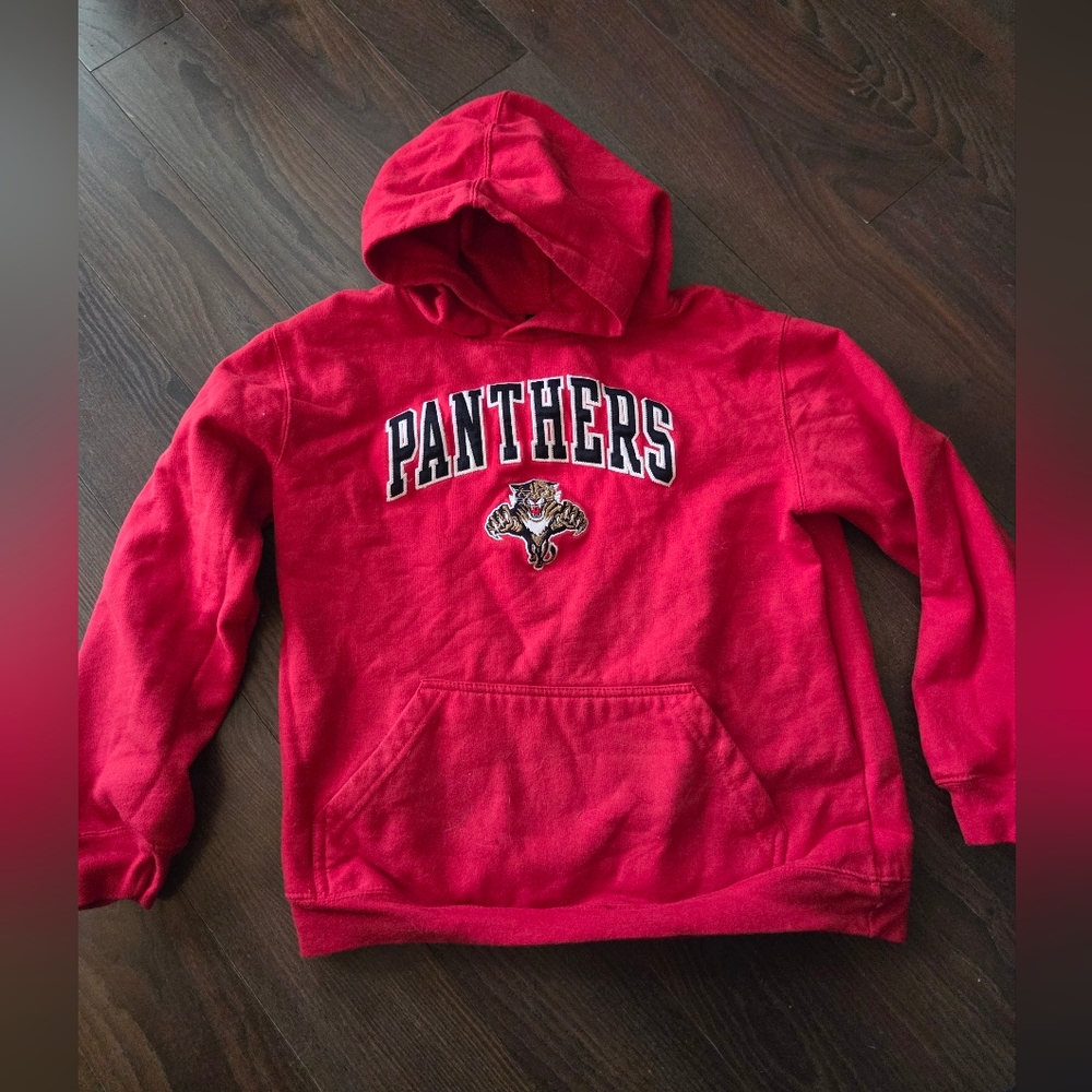 Red Youth Size 14/16 Florida Panthers Hoodie